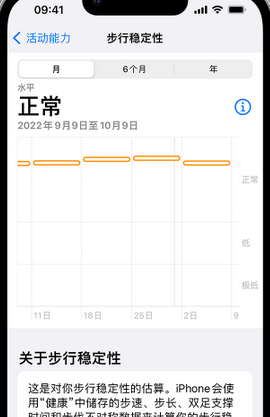 郴州iPhone手机维修如何在iPhone开启'步行稳定性通知'