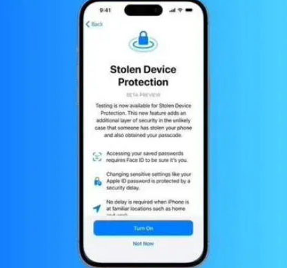 郴州苹果授权维修店分享被盗设备保护功能开启方法 