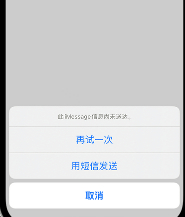 郴州apple维修iPhone上无法正常发送iMessage信息