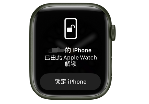 郴州苹果手机维修分享用 AppleWatch 解锁配备面容 ID 的 iPhone方法 