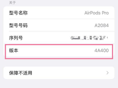 郴州苹果手机维修分享AirPods pro固件安装方法 